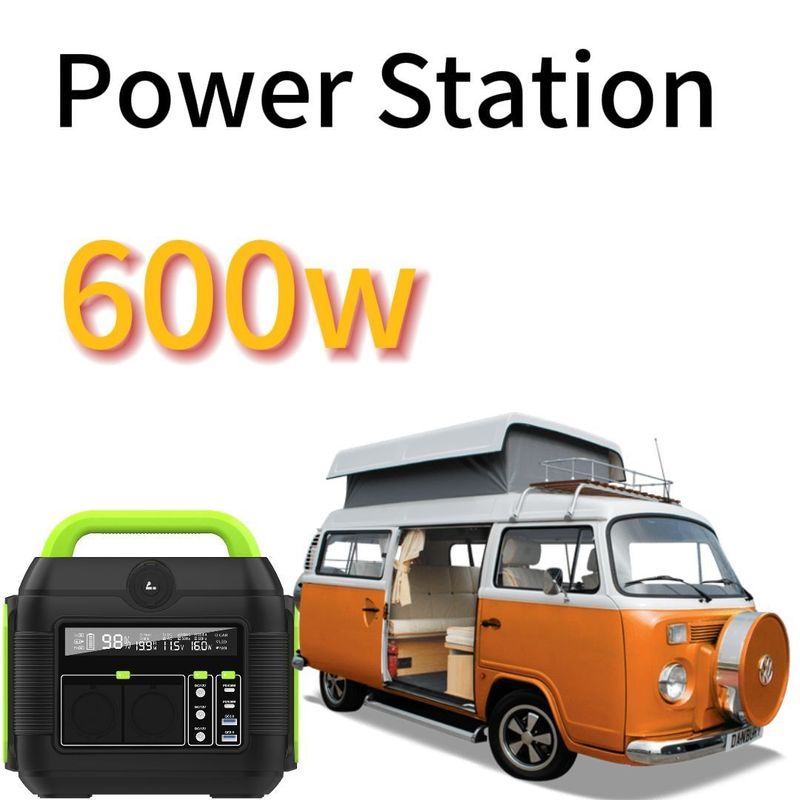 600W/288wh Przenośna elektrownia słoneczna do aktywności na zewnątrz z baterią litową