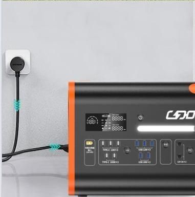 1000W mobilny generator ładowarka słoneczna gniazdko wyjściowe AC do 2200W zewnętrznej elektrowni