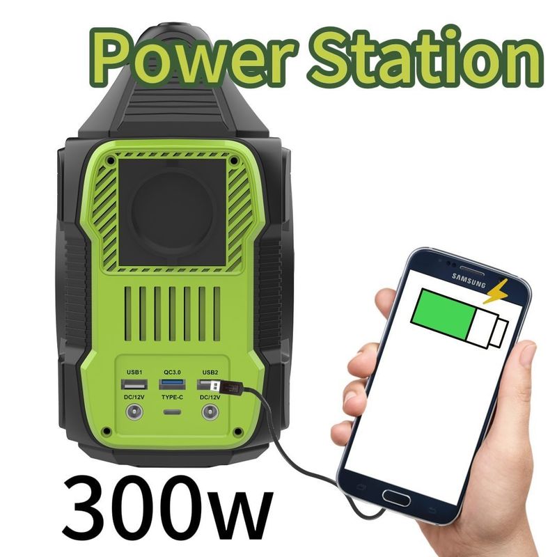 300W/288wh Cichy Przenośny Generator Inwertera dla Elektrownie Campingowej Na Zewnątrz Recykling