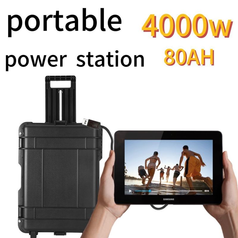 4000W80ah/UPS System napędzany baterią BMS o czystym falie sinus
