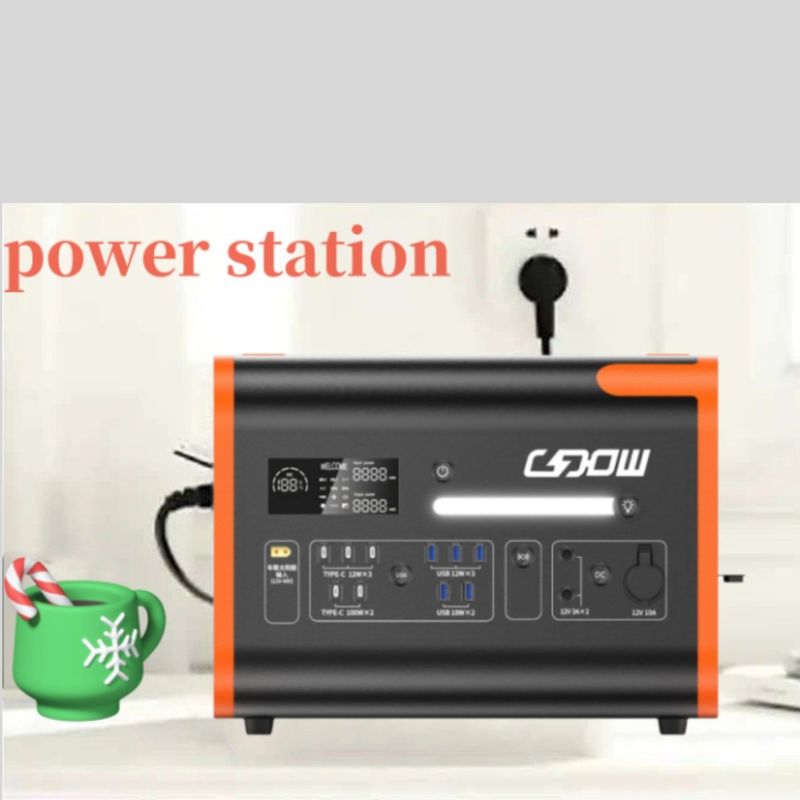 2200W/2048wh Przenośna elektrownia z ognioodporną obudową i czystym falownikiem fal sinus
