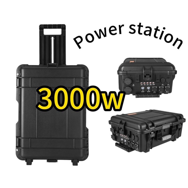 3000W 1000W akumulator litowy zewnętrzna mobilna elektrowna awaryjna CE.Un38.3 certyfikacja