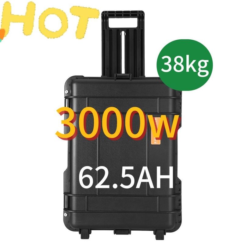 Puro fale sinus 3000W/3000wh Mobilne zasilanie przenośnej elektrowni UAV