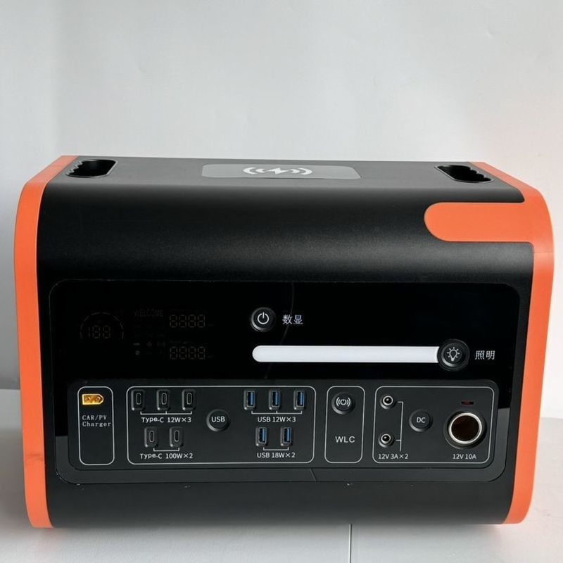 Przenośna elektrownia 2200W Pure Sine LiFePO4 UPS Backup Battery for Outdoor Camping
