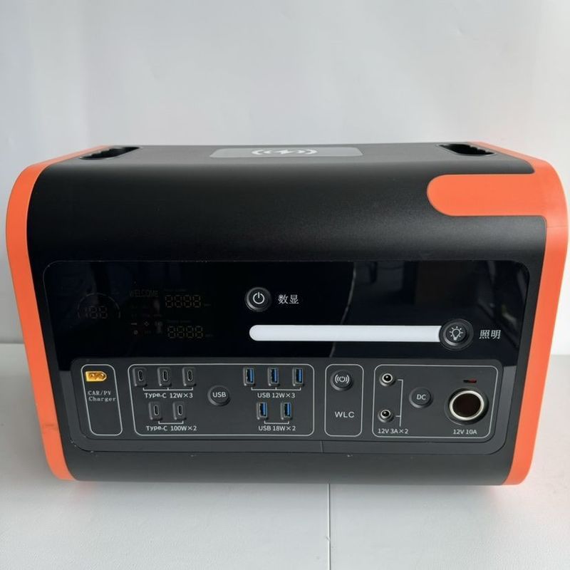 2200W 2048wh Przenośna elektrownia do ładowania paneli słonecznych na zewnątrz w nagłych wypadkach