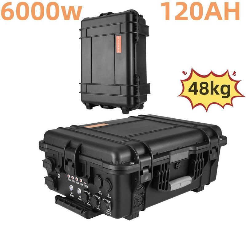 AC Pure Sine Wave 6000W/120ah Generator słoneczny do rozwiązania energetycznego w domu i na zewnątrz