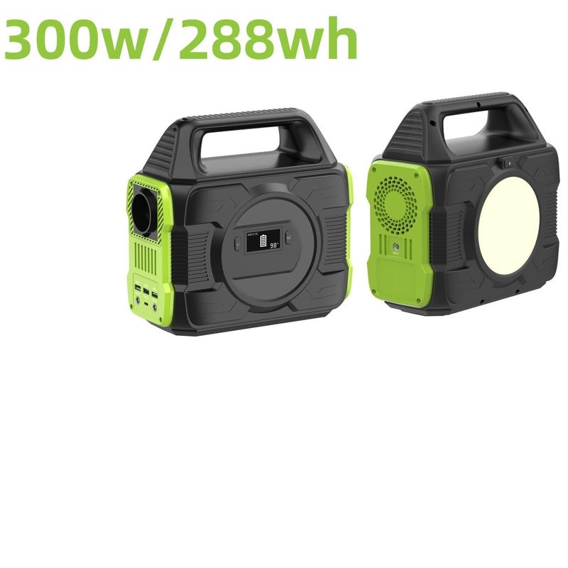 300W/288wh Generator słoneczny dla domu Stacja energetyczna zewnętrzna z LCD
