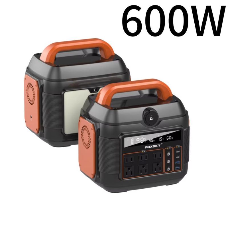 2024 Gorąca przenośna elektrownia o mocy 600W/7000W do podróży na świeżym powietrzu i w nagłych wypadkach rodzinnych