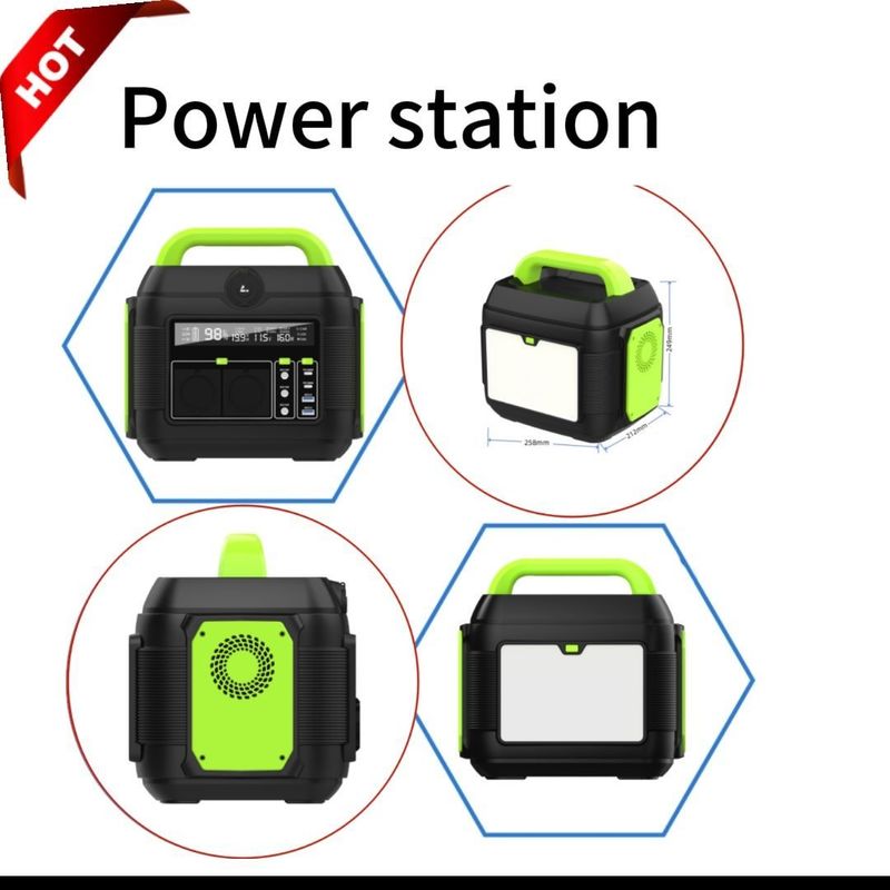 600W/576wh Elektrownia awaryjna do rozwiązania zasilania zewnętrznego i domowego