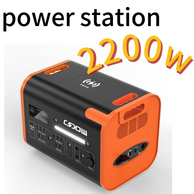 Żywotność cyklu Pozostała pojemność 80% 5%-95%Dod Przenośna elektrownia do kempingu na zewnątrz