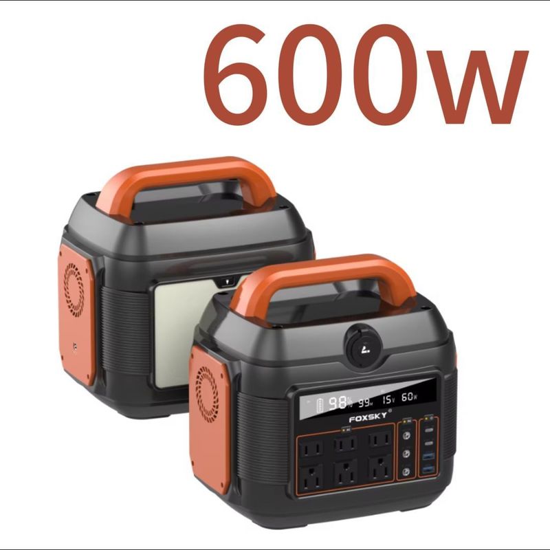 600W 300W 1200W/110V/220V Duża przenośna elektrownia o dużej pojemności dla rodzin w nagłych wypadkach