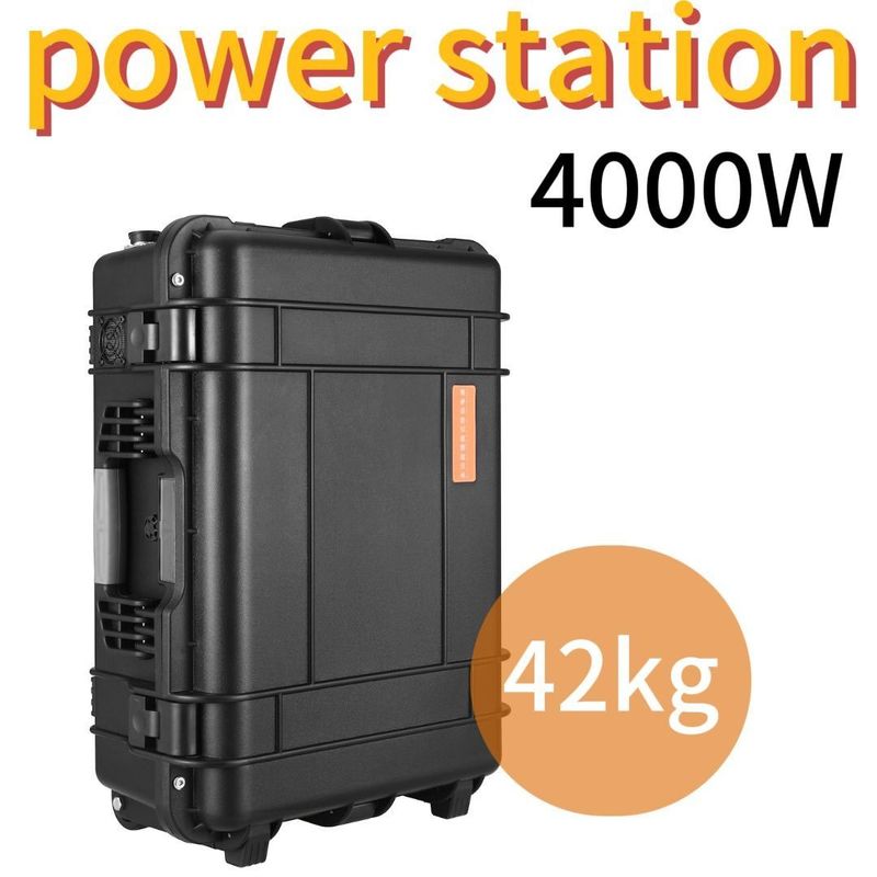 Zewnętrzna awaryjna 3000W przenośna elektrownia słoneczna o napięciu wyjściowym 220V±5%