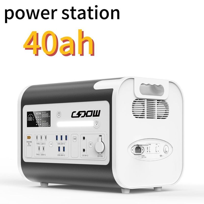 Dostosowywalny kolor 2200W/2048wh Na zewnątrz Camping Elektrownia magazynowa Elektrownia