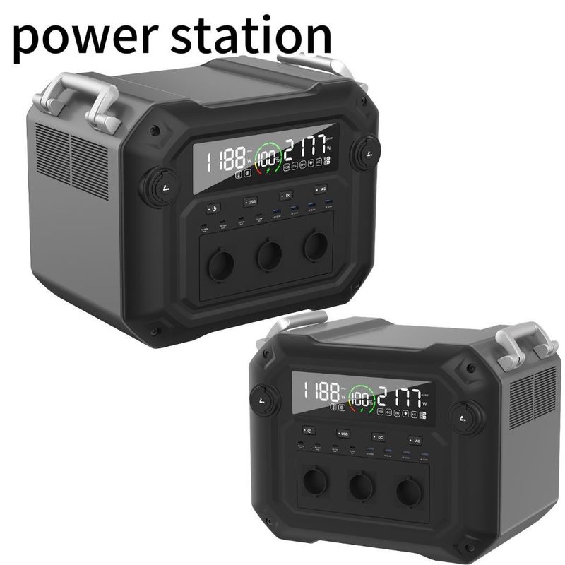 Przechowywanie energii Przenośna elektrownia o mocy 1200W AC i pojemności 3600W/3430.4wh