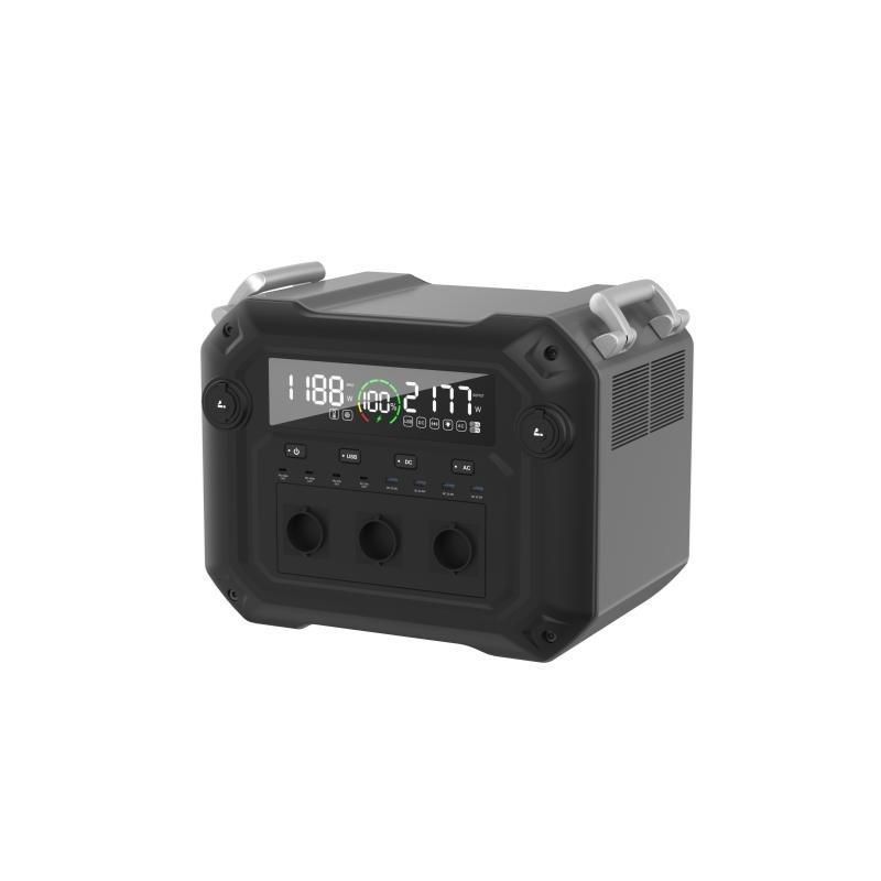 2500W Wszystkie gniazdka wyjściowe USB Elektrownia System magazynowania energii z mocą wyjściową AC