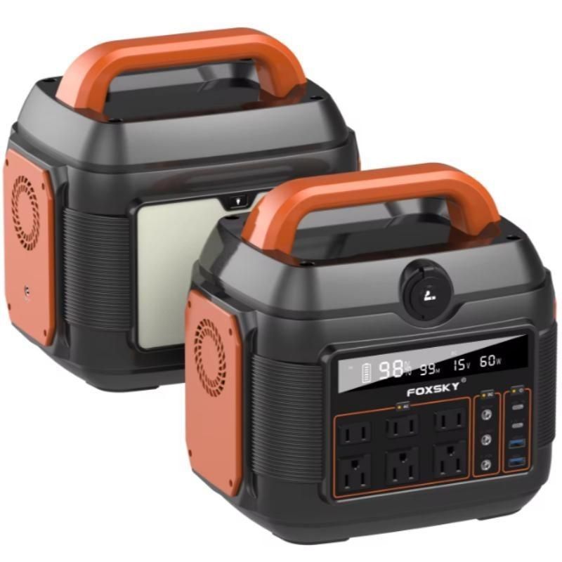 600W/576wh/110V/220V przenośny system magazynowania energii z wyjściem AC 220V 50Hz/110V 60Hz