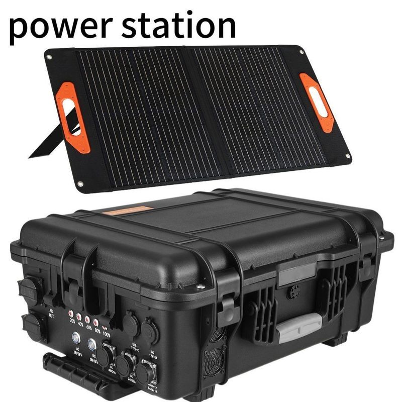Generator paneli słonecznych o mocy wyjściowej 4000 W dla alternatyw domowych i kempingowych
