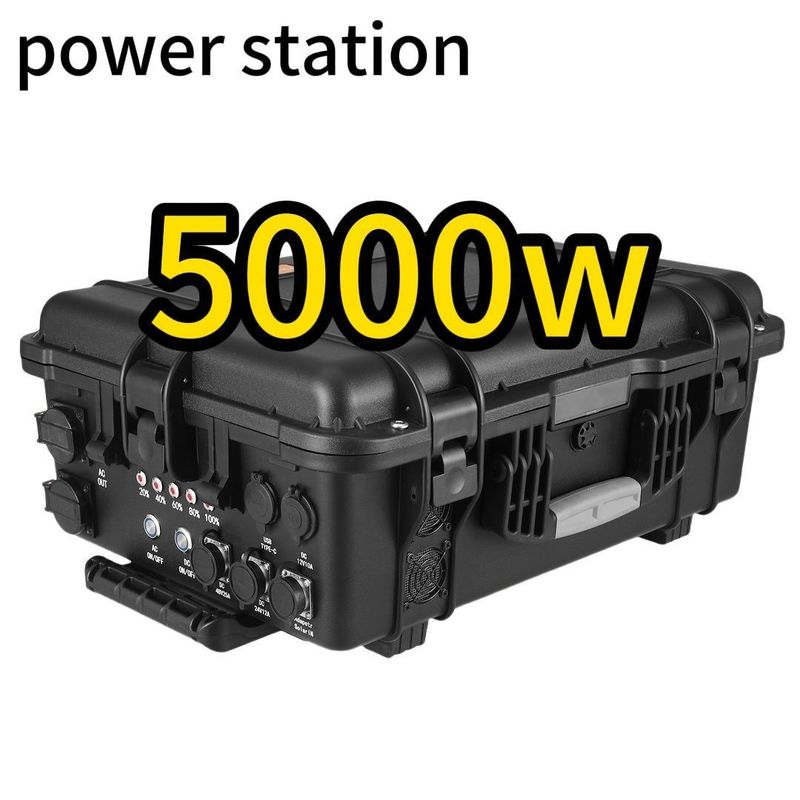 LT-50 5000W Outdoor Adventure Przenośna Elektrownia z materiałem powłoki z stopów ABS