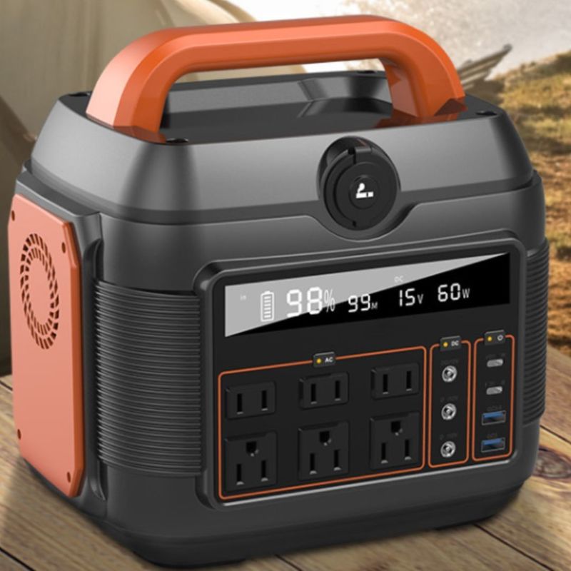 220V 50Hz/110V 60Hz AC Wyjście 6 Kg/576 Wh/600 W/300 W/5000 W Przenośna elektrownia