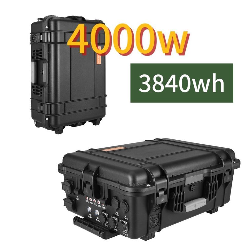 4000W moc wyjściowa przenośna elektrownia słoneczna idealna do biwakowania i zasilania w stanie gotowości