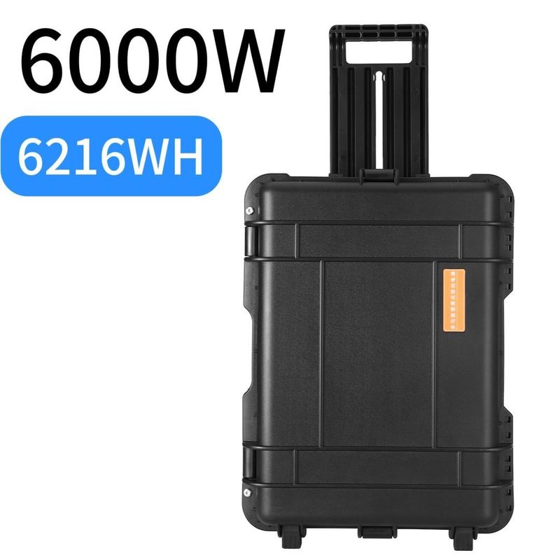 Wnętrze dla domu RV 6000W Przenośna elektrownia z prądem przemiennym czystą falą sinusową i dużą pojemnością