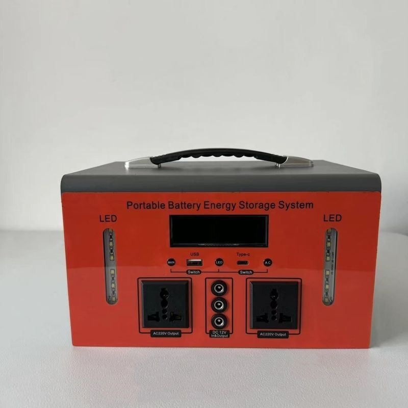USB i 12V wyjście prądu stałego Mobilna elektrownia słoneczna do kempingu na zewnątrz 300W/500W wyjście