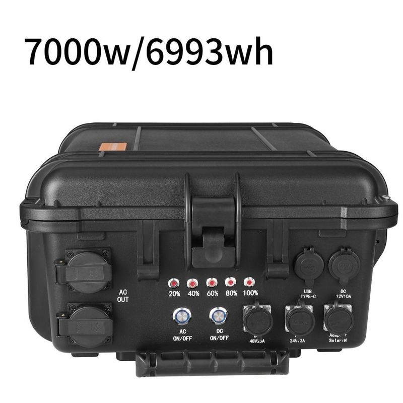 Materiał powłokowy ABS Stopnia Przenośna Elektrownia Słoneczna 3000W/5000W/7000W 4000W do użytku zewnętrznego