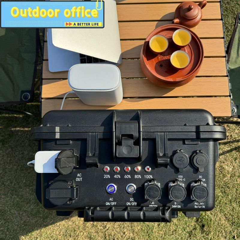 Wyjście AC 110V/220V Duża pojemność 6216wh Camping Solar Pack z czasem ładowania 6-7h