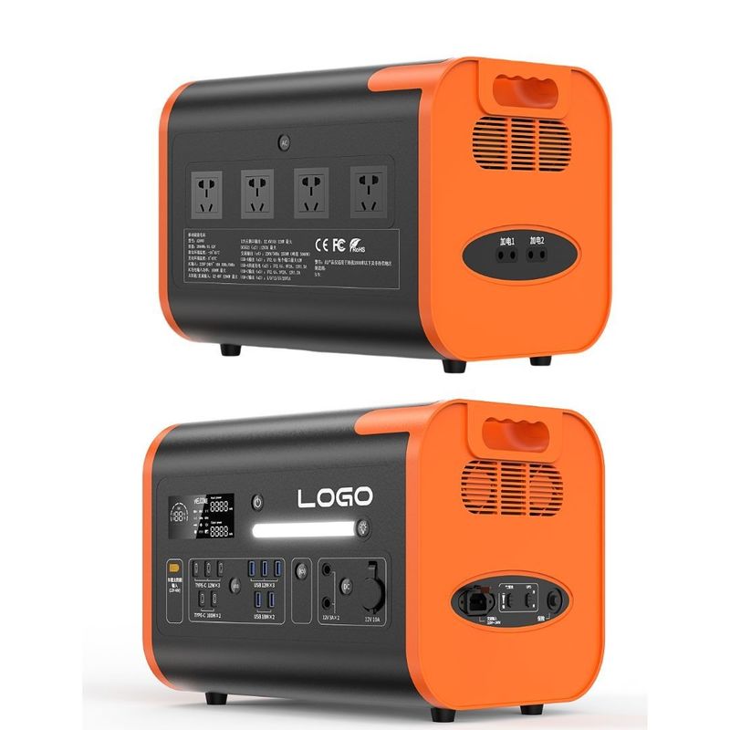 Przenośna elektrownia LiFePO4 40ah/2200W/2400W do ładowania w wielu scenach i awaryjnego