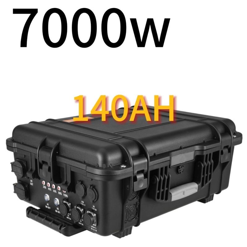 110V/220V AC Wyjście 7000W/6993wh Zewnętrzna awaryjna mobilna elektrownia dla Azji Wschodniej