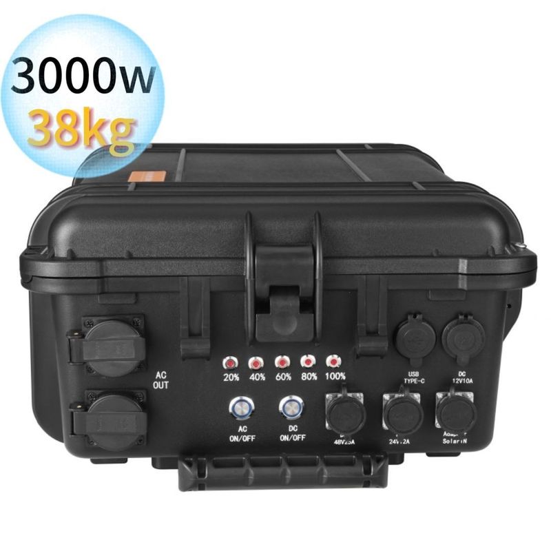 Czarna Super Duża Przenośna Elektrownia 3kw/4kw/5kw/6kw/7kw Ambulans