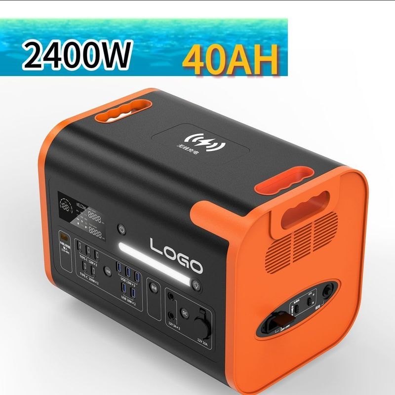 2400W/2048wh Płyty modernizacyjne dla zewnętrznej przenośnej elektrowni awaryjnej dużej pojemności