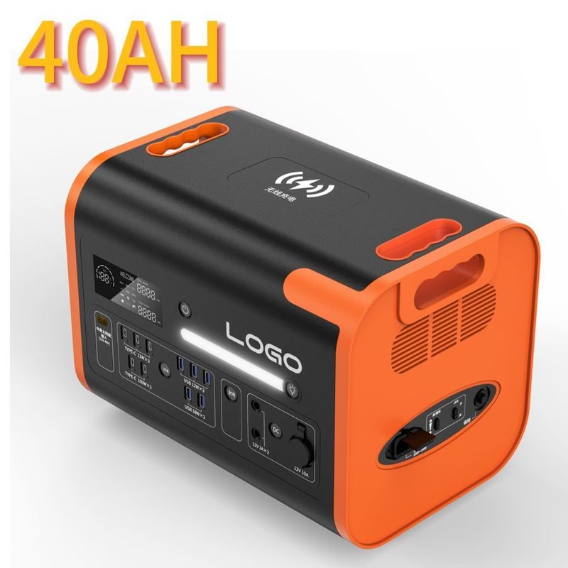 Elektrownia z 2400W przenośną i typu C 3*18W/2*100W do magazynowania energii awaryjnej