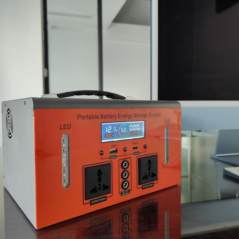 Przenośna stacja ładowania paneli słonecznych o mocy 300 W/500 W, mobilna stacja ładowania do aktywności na zewnątrz