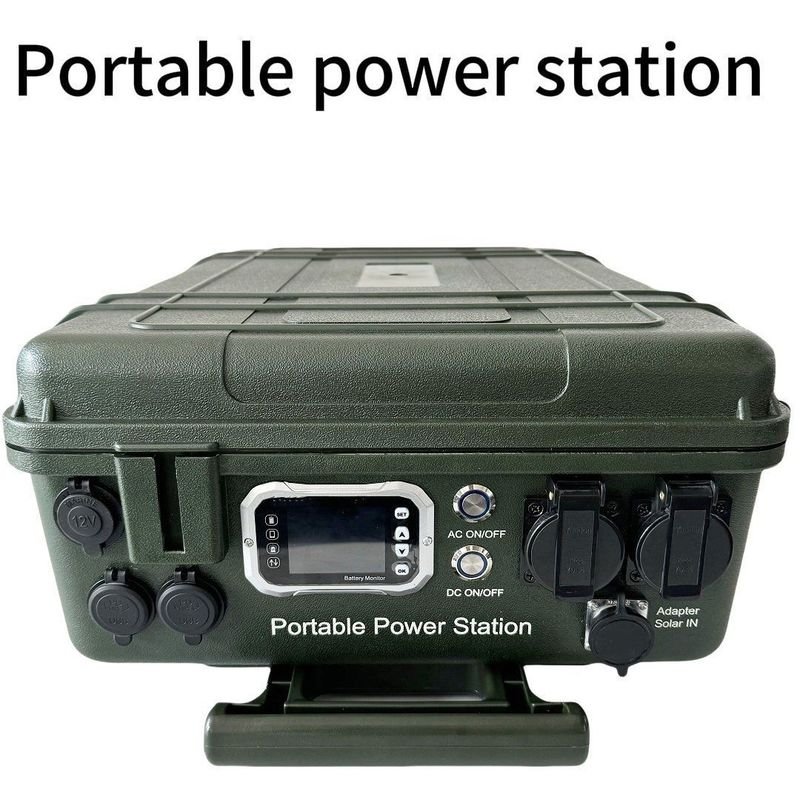 3000W szczytowy 6000W przenośny generator zasilania czystą falą sinusową dla nagłych wypadków kempingowych